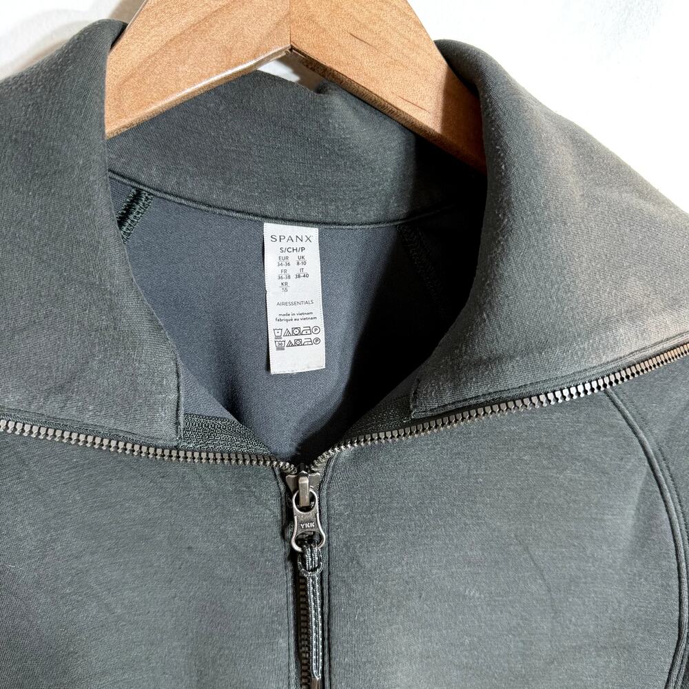 Spanx Green AirEssentials Half Zip - image 2